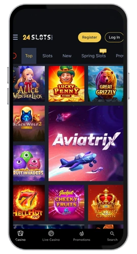 24Slots mobil casino